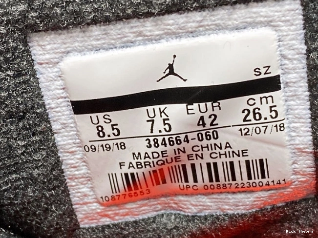 Kick Theory Infrared 6 384664-060 Black OG Jordan Retro Air 0803